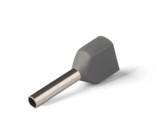 Наконечник штыревой втулочный изолированный НШВИ(2) 0.75-10 (КВТ)