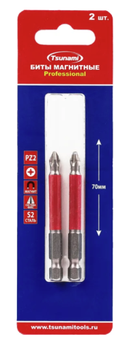 Бита PZ2 70 мм TSUNAMI Professional (2 шт) 