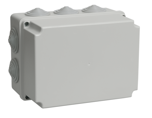 Коробка расп. КМ41246 о/п 190х140х120мм IP55 10вв. 7035 IEK
