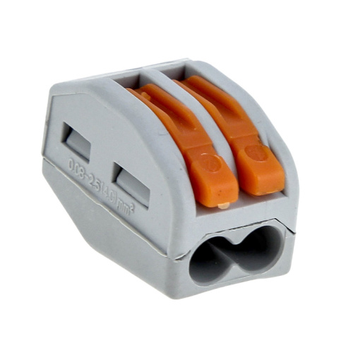 Клемма СМК 222-412 с рычагом 2 отверстия 0,08-2,5(4,0) мм2 EKF PROxima