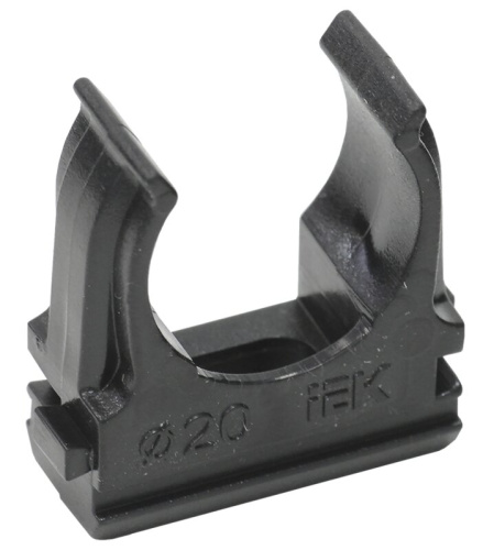 Держатель с защелкой CF20 черный (10шт/компл) ELASTA IEK