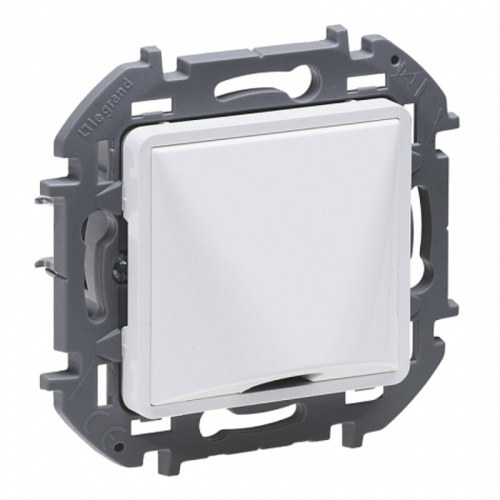 Вывод кабеля с зажимом для кабеля белый INSPIRIA