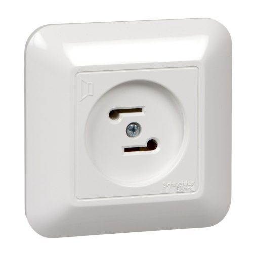 Розетка С/У радио 30В 50-10000Гц, БЕЛЫЙ Wessen ПРИМА