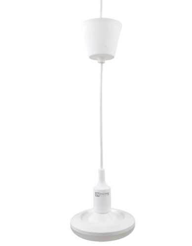 Лампа светодиодная LED-UFO 15Вт 230В 4000К 1350Лм 150мм с силиконовым патроном Е27 со шнуром 1м БЕЛЫ