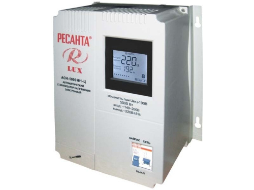 Стабилизатор АСН-5000 Н/1-Ц LUX Ресанта 