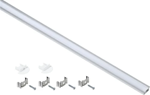 Профиль алюм. для LED ленты 2207 встраиваем. трапецевидн. 2м к-т опал IEK