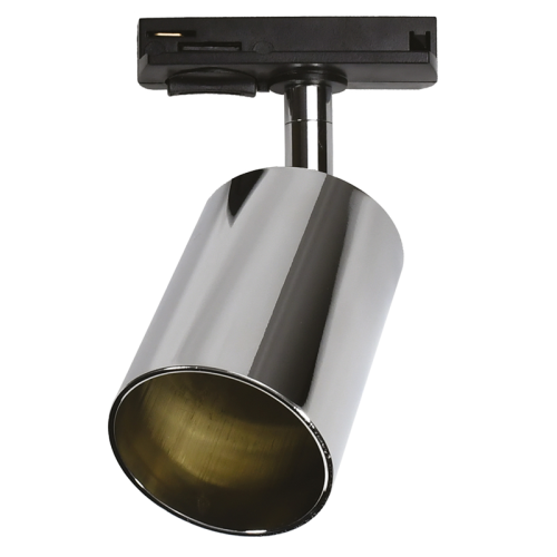 Светильник трековый под лампу PTR  26 GU10 CH (хром, компактный адаптор) 230V IP20 Jazzway