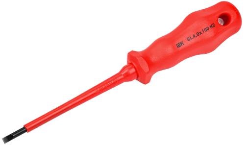 Отвертка диэлектрическая SL4,0х100 K2 ARMA2L 3 IEK