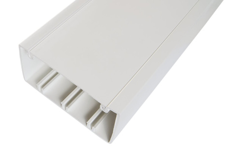 SPL Кабель-канал с крышкой 100х50х2000мм (белый) 16 м