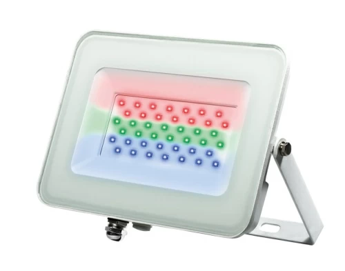 Прожектор PFL-30W/ RGB-WH IP65 белый JazzWay 