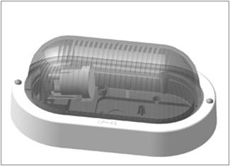 Светильник НБО 23-60-005 IP44 корпус белый ГИ "Фарпласт"