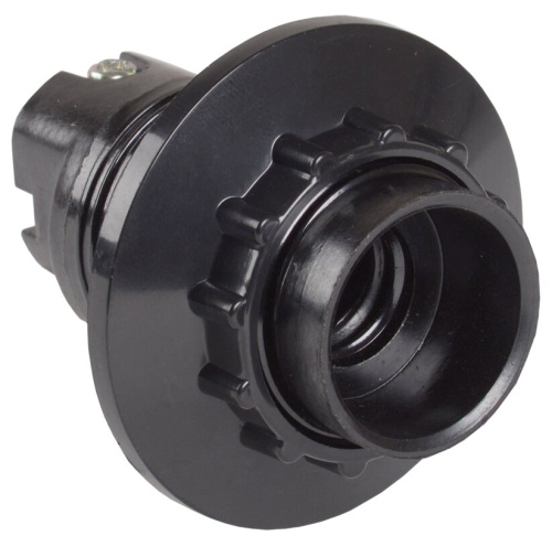 Патрон с кольцом Пкб14-04-К11 карболитовый Е14 черный (50шт) (стикер на изделии) IEK