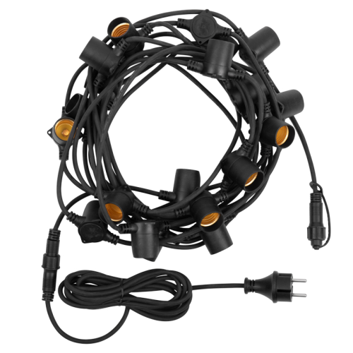 Белт-Лайт 10м, черный каучук, шаг 50см, 20 патронов, IP44