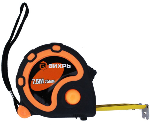 Рулетка 7,5мх25мм Вихрь 