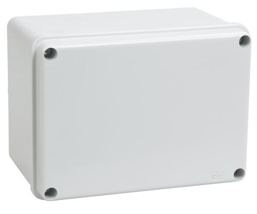 Коробка КМ41261 распаячная для о/п 150х110х85 мм IP44 (RAL7035, гладкие ст