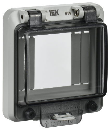 Крышка защитная для выреза в шкафу пластик 4 модуля IP66 IEK