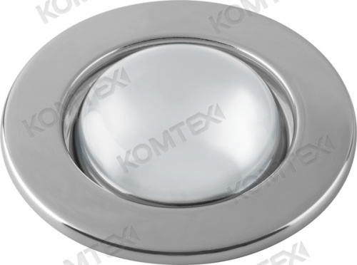 Светильник NORMA 63 0 12 хром мат. неповоротный макс. 75W, r63 Е27, d93 h114 d отверстия 70, IP20, К