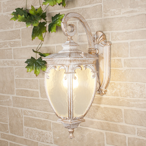 Светильник садово-парковый белое золото GLYF-8024D