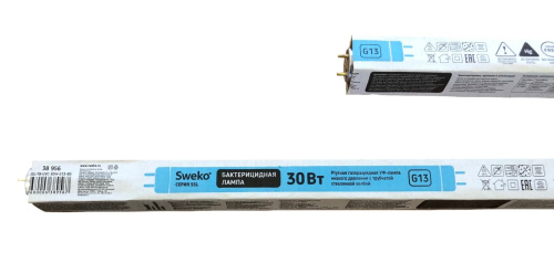Лампа бактерицидная SSL-T8-UVC-G13-30W-BG Sweko