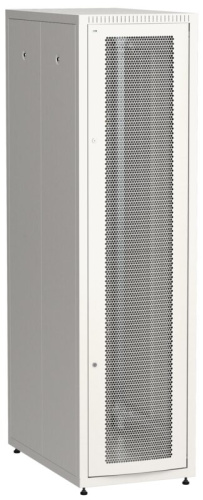 LINEA E Шкаф напольный сетевой 19" 42U 600х1000мм перфорированная передняя дверь задняя металл серый