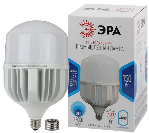Лампа светодиодная POWER LED POWER T160-150W-4000-E27/E40  ЭРА (диод, колокол, 150Вт, нейтр, E27/E40