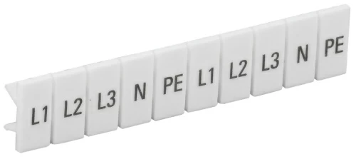 Маркеры для КПИ-2,5мм2 с символами "L1, L2, L3, N, PE" IEK