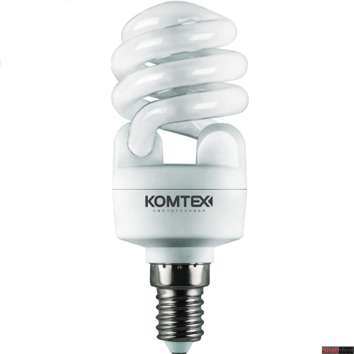 Лампа КЛЛ-С-15-827-Е14 2700К колба "Cпираль" 950Лм, 40х109мм, 220В