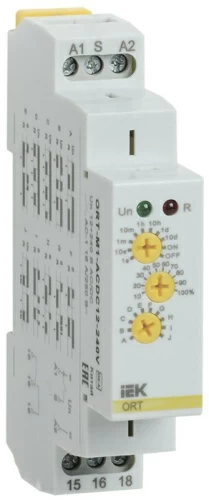 Реле времени ORT многофункциональное 1 конт. 12-240 В AC/DC IEK