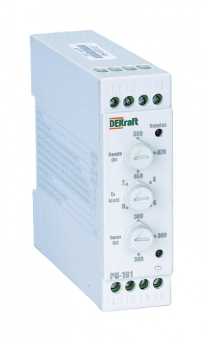 Реле контроля фаз 380В тип 02 серии РК-101 Dekraft DEKraft