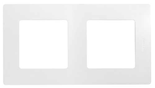 Рамка 2-местная белый ETIKA