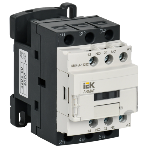 Контактор КМИ-А-11212 LC1D 12А 24В/АС3 1NO/1NC ARMAT IEK