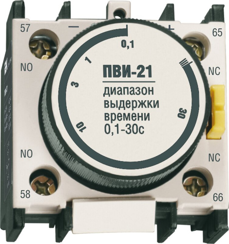 Приставка ПВИ-13 задержка на включение 0,1-3сек 1NO+1NC IEK