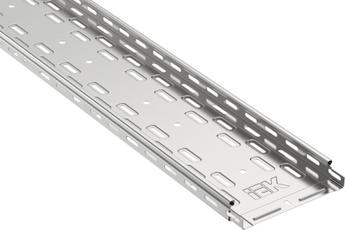 Лоток перфорированный 35х100х3000 RAL 9016 ESCA IEK