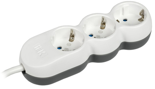 Удлинитель У03 3 места с заземлением 3м 3х1,5мм2 16А/250В UNO IEK