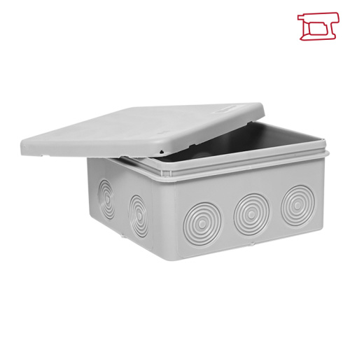 Коробка распределительная KMP-030-034 с крышкой (100x100x50) для прямого монтажа без мембр. вводов с