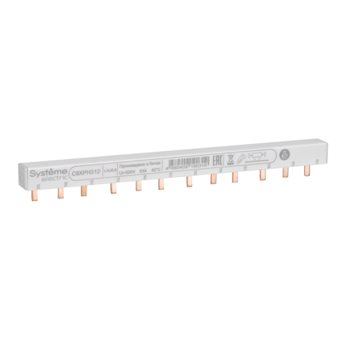 Systeme | C9XPH312 | Шинка Греб. 3P (L1L2L3) 18мм 12мод 63А