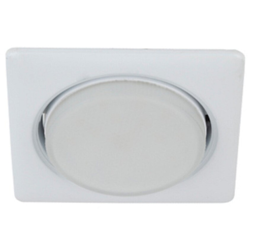 Светильник встраиваемый ЭРА KL71 WH /1 (к) под лампу GX53 белый термокольцо в комплекте