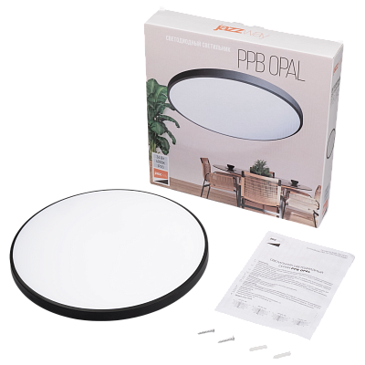 Светильник светодиодный декоративный PPB OPAL 36W 4000K BL d300X55 IP20 Jazzway