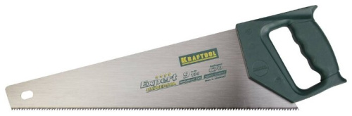 Ножовка по дереву (пила) KRAFTOOL UNIVERSAL 450 мм, 7 / 8 TPI, рез поперек и вдоль волокон, зуб унив