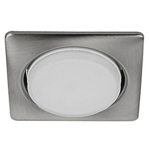 Светильник встраиваемый ЭРА KL71 SN /1 (к) под лампу GX53 сатин никель термокольцо в комплекте