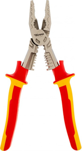 Плоскогубцы многофункциональные диэлектрические 230мм KRANZ