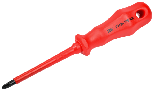 Отвертка диэлектрическая PH2х100 K2 ARMA2L 3 IEK