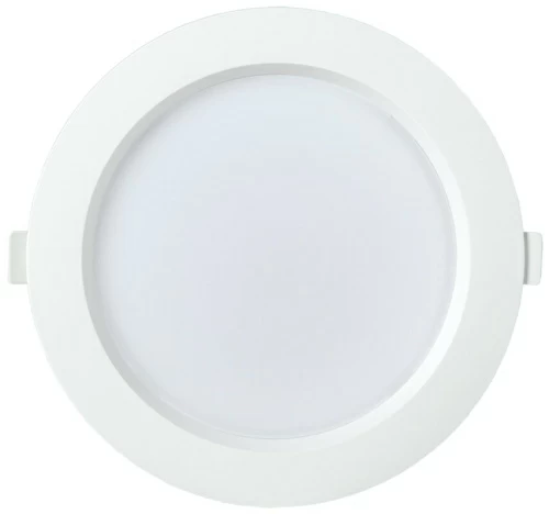 Светильник светодиодный ДВО 1704 белый круг 24Вт 4000K IP40 IEK