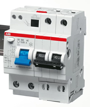 Выключатель автоматический дифференциального тока 2п 4мод. B 50А 30мА тип A DS202 ABB