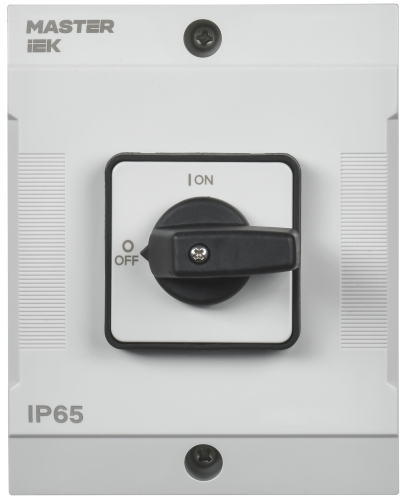 Переключатель кулачковый в боксе стандартная рукоятка 25А схема 10 IEK