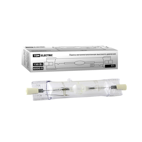 Лампа металлогалогенная ДРИ 150 6000 К Rх7s TDM
