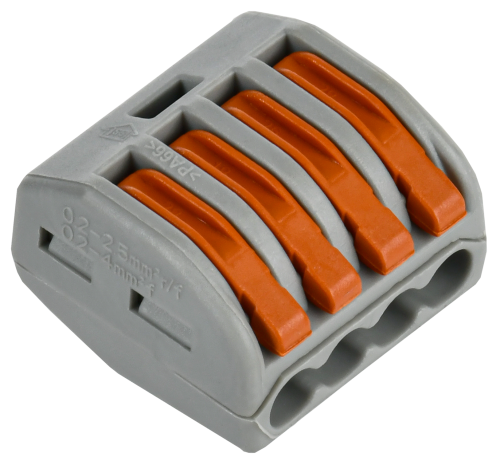 Строительно-монтажная клемма СМК 222-414 (50шт/упак) IEK