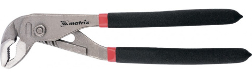 Клещи переставные,165 мм.,обливные рукоятки Matrix
