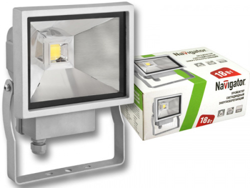 Прожектор ЛЕД Navigator NFL-02-18-4K-GR-IP65-LED
