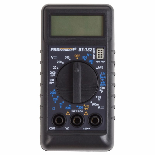 Портативный мультиметр М-182 (DT-182) PROconnect